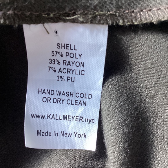 Kallmeyer New York Soft Woven Brown Hooded Jacket L - Picture 5 of 5